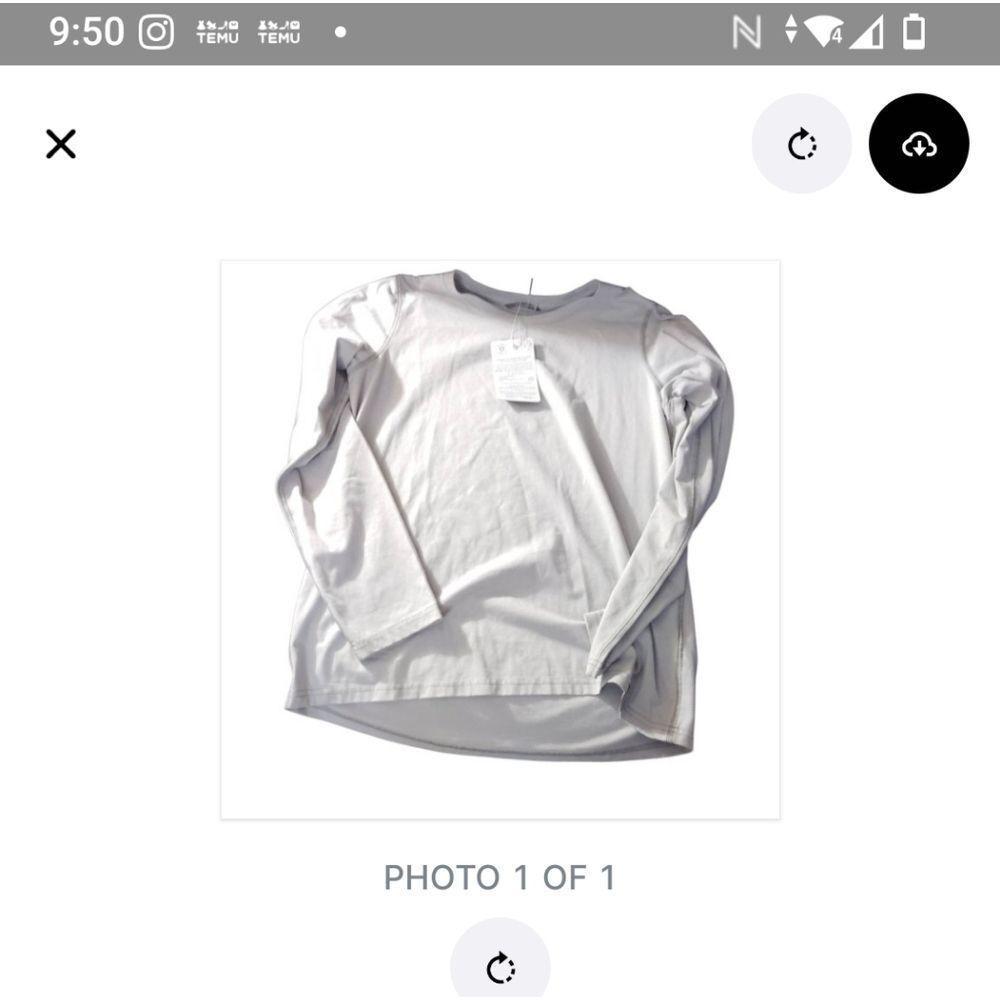 L.L. Bean Gray Insect Shield Top(237)